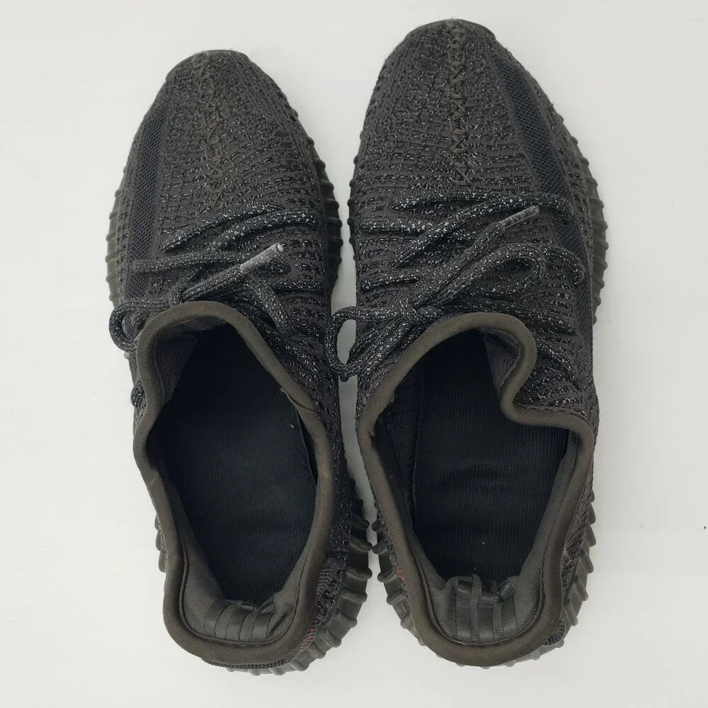 Adidas Yeezy Boost 350 V2 Sneakers 7.5 Mens Lace Up Shoes Black‎